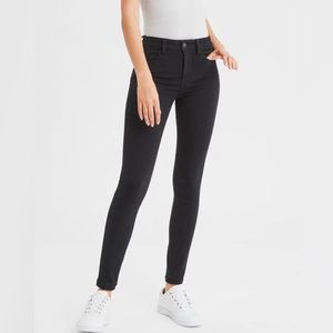 American Eagle Black Jeggings Super Stretch